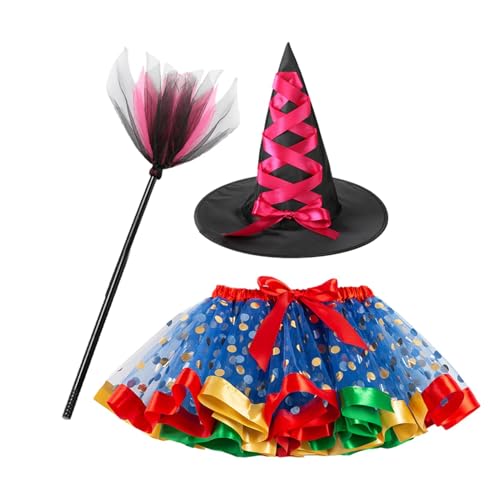 Generisch Hexen-Kostümrock – 3-teiliges Kostüm für Halloween | Kostüme und Accessoires für Mädchen, Halloween-Kostüme, Rock, Kostüm für Halloween, Tutu-Rock, Halloween-Hexe-Kostüm-Set für Mädchen Generisch Hexen-Kostümrock – 3-teiliges Kostüm für Halloween | Kostüme und Accessoires für Mädchen, Halloween-Kostüme, Rock, Kostüm für Halloween, Tutu-Rock, Halloween-Hexe-Kostüm-Set für Mädchen von Generisch