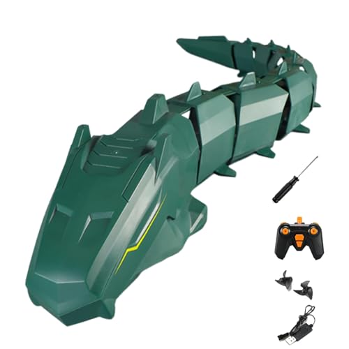 Generisch High Simulation Snake, Realistic Rc Snake Toy, 7.87x6.1in Multidirectional Control, Authentic Water Toys, Interactive Water Design for Swimming Pool Fun von Generisch