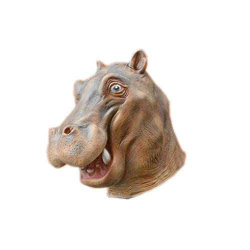 Generisch Hippo Mask Party Resin Full Face Cover Halloween Cosplay Hood Generisch Hippo Mask Party Resin Full Face Cover Halloween Cosplay Hood von Generisch