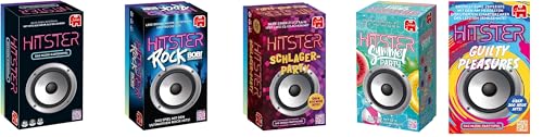 Generisch Hitster - 5 Spiele XL Set: Original, Rock, Schlager, Summer Party, Guilty Pleasures von Generisch
