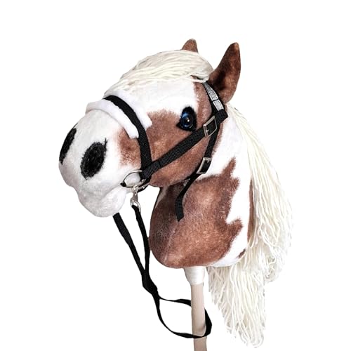 Generisch Hobby Horse Pferd Pinto | Paint Steckenpferd | Großes Steckenpferd A3 für Kinder | Abnehmbare Trense & Lange Mähne | Steckenpferde Stockpferd mit Zubehör Generisch Hobby Horse Pferd Pinto | Paint Steckenpferd | Großes Steckenpferd A3 für Kinder | Abnehmbare Trense & Lange Mähne | Steckenpferde Stockpferd mit Zubehör von Generisch