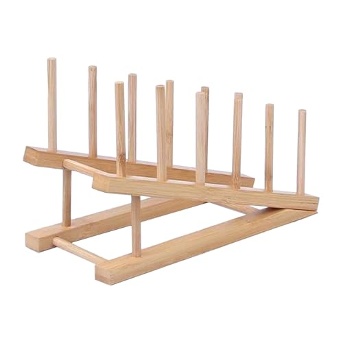 Generisch Holz-Puzzle-Aufbewahrungsregal, Naturholz 30x13cm | Holz-Puzzle-Displayständer Mit Doppelschicht, Für Zuhause Und Büro, Puzzlehalter-Organizer von Generisch