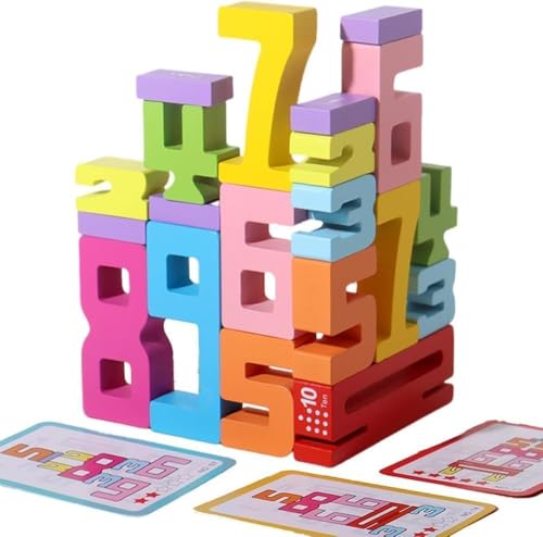 Generisch Holzbausteine Bauklötze Spielzeug 1-10 Bausteine Holz Spiel Number Blocks Holzklötze Balance Wettbewerb Stapeln Spiel Kinderspielzeug Geschenk Bausteine Montessori Spielzeug ab 3 Jahre Generisch Holzbausteine Bauklötze Spielzeug 1-10 Bausteine Holz Spiel Number Blocks Holzklötze Balance Wettbewerb Stapeln Spiel Kinderspielzeug Geschenk Bausteine Montessori Spielzeug ab 3 Jahre von Generisch
