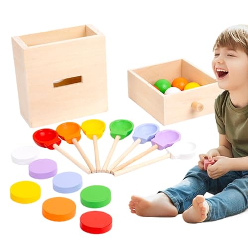 Generisch Holzspielzeug für Holzmünzen, Münzschubladenspielzeug, Schubladenstyp -Farbsortier -Matching -Box -Spielzeug, 7 Farbe der Kugeln werfen Spiele für Eltern-Kind-Interaktion zu Generisch Holzspielzeug für Holzmünzen, Münzschubladenspielzeug, Schubladenstyp -Farbsortier -Matching -Box -Spielzeug, 7 Farbe der Kugeln werfen Spiele für Eltern-Kind-Interaktion zu von Generisch