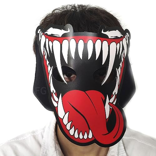 Generisch Horrible Venom Stimmaktivierte leuchtende Latexmaske Horror Kopfbedeckung für Halloween Karneval Kostüm Party Requisiten Generisch Horrible Venom Stimmaktivierte leuchtende Latexmaske Horror Kopfbedeckung für Halloween Karneval Kostüm Party Requisiten von Generisch