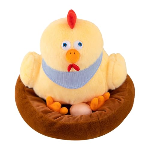Generisch Hühnchen gefülltes Tier, Hühnchenplüsch | Nettes Cartoon -Huhn mit Matt,Home Display Dekoration, schlafender Begleiter für Kinder, Kinder und Erwachsene Generisch Hühnchen gefülltes Tier, Hühnchenplüsch | Nettes Cartoon -Huhn mit Matt,Home Display Dekoration, schlafender Begleiter für Kinder, Kinder und Erwachsene von Generisch