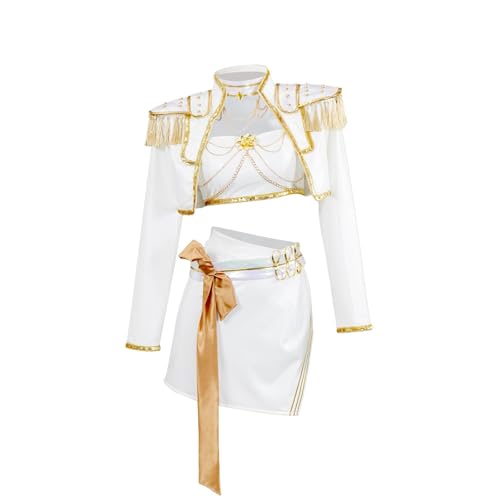Generisch Huntrix Cosplay Kostüm Kpop Huntrix Hunters Rumi Mira Zoey Cosplay Kostüm Outfit Uniform Vollständiges Set Halloween Party Karneval Anzug für Frauen Mädchen（NO Schuhe） von Generisch