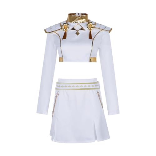 Huntrix Cosplay Kostüm Huntrix Merch Kostüm Outfit Uniform Vollständiges Set Halloween Party Karneval Anzug für Frauen Mädchen（NO Schuhe） von Generisch
