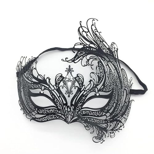 Generisch Hworks Party Cosplay Maske Halloween Cosplay Requisiten Metall Half Face Cover von Generisch