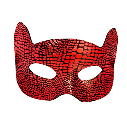 Generisch Hworks Red Catty Maske Party Half Face Cover Halloween Cosplay Party Prop Generisch Hworks Red Catty Maske Party Half Face Cover Halloween Cosplay Party Prop von Generisch