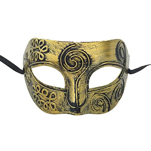 Generisch Hworks Retro Jazz Cosplay Maske Halloween Kostüm Requisiten Kunststoff Half Face Cover von Generisch