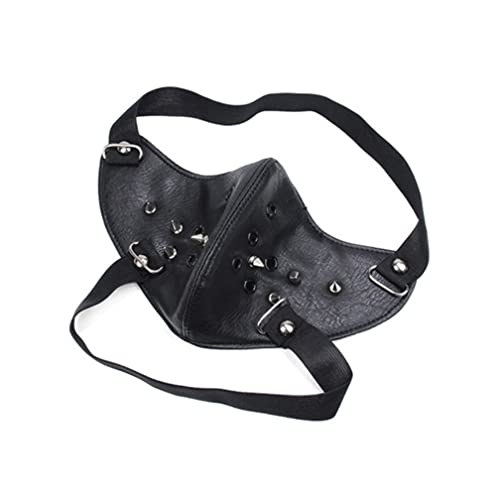 Generisch Hworks Teufel Punk Maske Halloween Cosplay PU Half Face Mask Show Prop Generisch Hworks Teufel Punk Maske Halloween Cosplay PU Half Face Mask Show Prop von Generisch