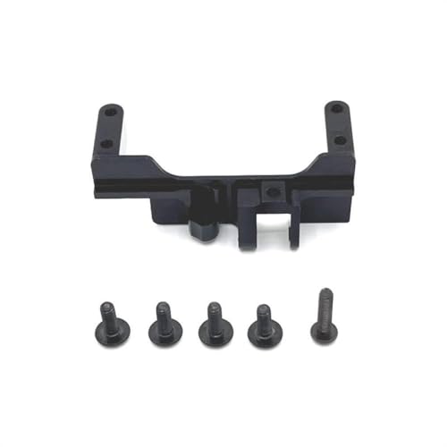 Generisch Hyper Go H12Y RC -Autokauto -Frontmetallachse -Upgrade -Teile mit Servo -Mount -Unterstützung kompatibel mit 1 12 -Skala -Trackauto -Zubehör(Black) von Generisch