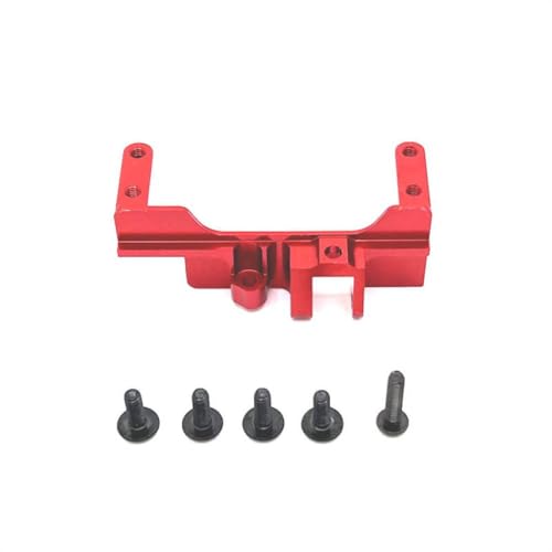 Generisch Hyper Go H12Y RC -Autokauto -Frontmetallachse -Upgrade -Teile mit Servo -Mount -Unterstützung kompatibel mit 1 12 -Skala -Trackauto -Zubehör(Red) von Generisch