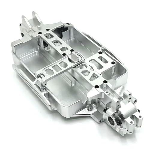 Generisch Hyper Go H16 M162 1 16 RC -Auto -Upgrade -Teile Zubehör Metallkörper -Chassis kompatibel mit Modellen 16207 16208 16209 16210(Silver) von Generisch