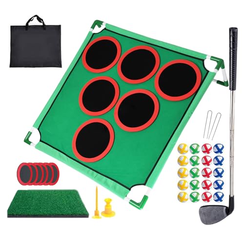 Generisch Indoor Golfspiel - Golfspiel-Set Mit Chipping-Funktion | Interaktives Geschicklichkeitsspiel Tragbares Koordinationstool Für Schulkinder Familienzeit Indooraktivitäten Mädchenfeiern Generisch Indoor Golfspiel - Golfspiel-Set Mit Chipping-Funktion | Interaktives Geschicklichkeitsspiel Tragbares Koordinationstool Für Schulkinder Familienzeit Indooraktivitäten Mädchenfeiern von Generisch