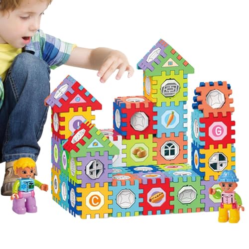 Generisch Ineinandergreifende Puzzle-Bausteine,Ineinandergreifende Bausteine ​​ | Bausteine ​​für Kleinkinder,Pädagogische Verbindungsblöcke für interaktives Eltern-Kind-Spielzeug in der Schule von Generisch