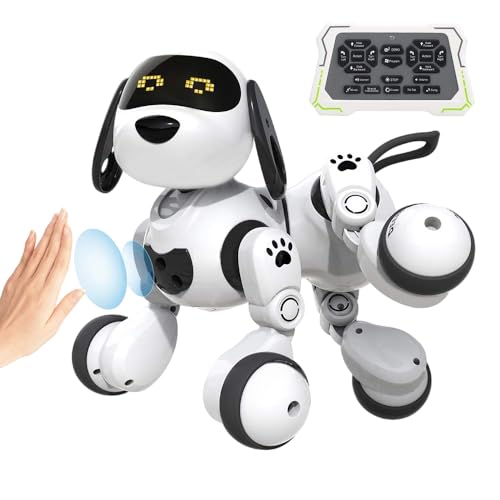Generisch Intelligenter Roboterhund mit künstlicher Intelligenz, interaktive, programmierbare Infrarot-Fernbedienung, fortschrittliche Touch-Technologie mit Palm Control, ideal für Kinder ab 4 Jahren Generisch Intelligenter Roboterhund mit künstlicher Intelligenz, interaktive, programmierbare Infrarot-Fernbedienung, fortschrittliche Touch-Technologie mit Palm Control, ideal für Kinder ab 4 Jahren von Generisch