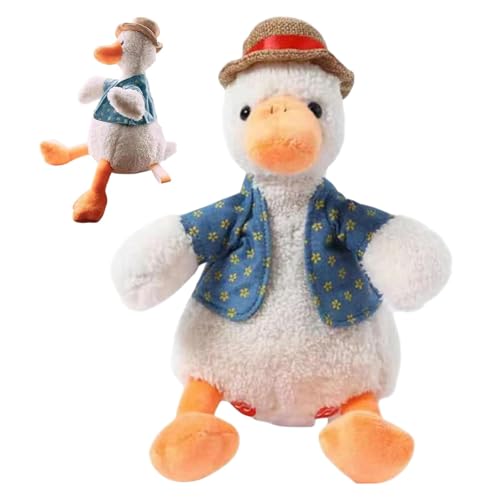 Generisch Interaktive Tanzende & Sprechende Ente, 30 cm Plüsch-Duck, Tanzt und Spricht auf Ihre Worte, Lustige Spielzeugfigur für Kinder, Zuhause von Generisch