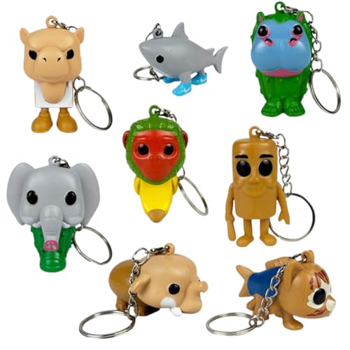 Generisch Italian Brainrot Meme Shark Figuren, Tung Tung Tung Sahur Figur, Tralalero Tralala Kuscheltier, Italian Brainrot Figuren für Kinder & Erwachsene (S-031) von Generisch