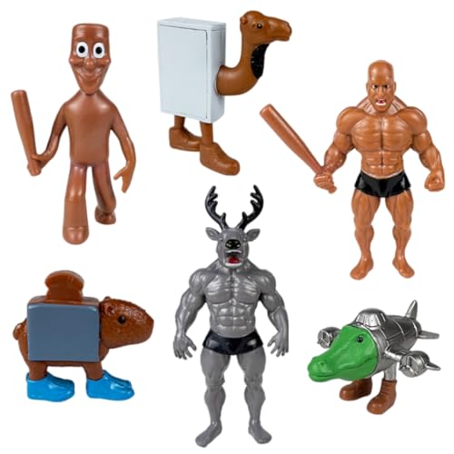 Generisch Italian Brainrot Meme Shark Figuren, Tung Tung Tung Sahur Figur, Tralalero Tralala Kuscheltier, Italian Brainrot Figuren für Kinder & Erwachsene (S-033) von Generisch