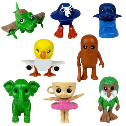 Generisch Italian Brainrot Meme Shark Figuren, Tung Tung Tung Sahur Figur, Tralalero Tralala Kuscheltier, Italian Brainrot Figuren für Kinder & Erwachsene (S-034) von Generisch