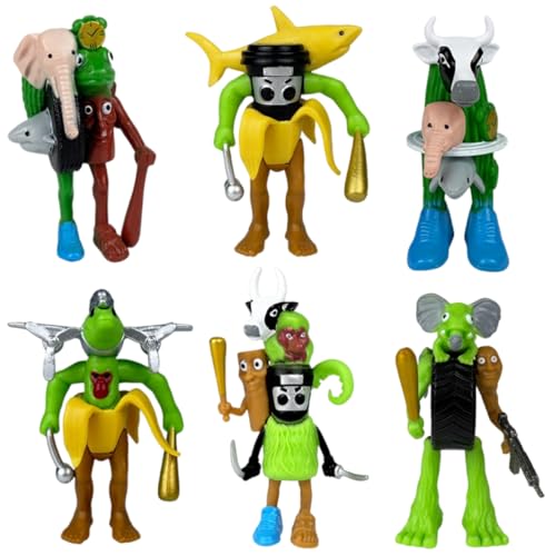 Generisch Italian Brainrot Meme Shark Figuren, Tung Tung Tung Sahur Figur, Tralalero Tralala Kuscheltier, Italian Brainrot Figuren für Kinder & Erwachsene (S-045) von Generisch