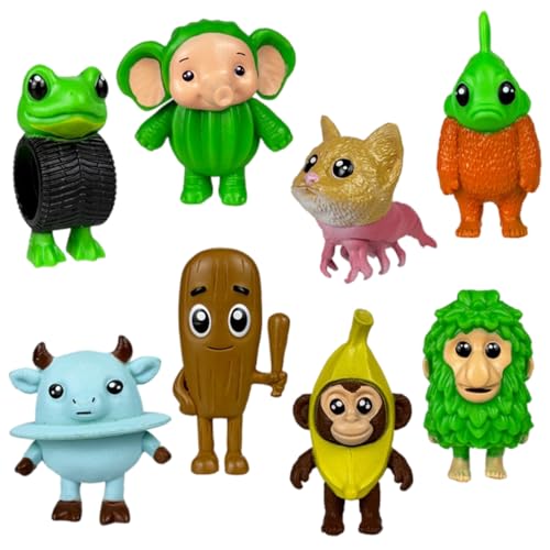 Generisch Italian Brainrot Meme Shark Figuren, Tung Tung Tung Sahur Figur, Tralalero Tralala Kuscheltier, Italian Brainrot Figuren für Kinder & Erwachsene (S-049) von Generisch