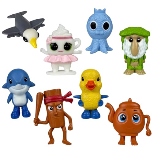 Generisch Italian Brainrot Meme Shark Figuren, Tung Tung Tung Sahur Figur, Tralalero Tralala Kuscheltier, Italian Brainrot Figuren für Kinder & Erwachsene (S-050) von Generisch