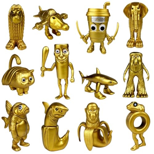 Generisch Italian Brainrot Meme Shark Figuren, Tung Tung Tung Sahur Figur, Tralalero Tralala Kuscheltier, Italian Brainrot Figuren für Kinder & Erwachsene (S-055) von Generisch