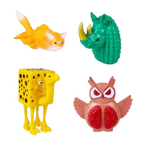 Generisch Italian Brainrot Meme Shark Figuren, Tung Tung Tung Sahur Figur, Tralalero Tralala Kuscheltier, Italian Brainrot Figuren für Kinder & Erwachsene (U) von Generisch