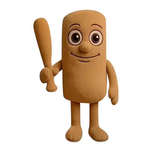 Generisch Italian Brainrot Plüschtier - Tung Tung Tung Sahur Plush, Tralalero Tralala Plush, Soft Stuffed Animal Pillow Figure Doll Birthday Gifts for Adult Kids (#O) von Generisch