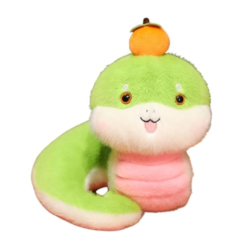 Generisch Jahr des Maskottchens Puppe Alle Wurfkissen Sternzeichen Puppe Kinder Neujahr Holzpuppe (C, 25cm) von Generisch