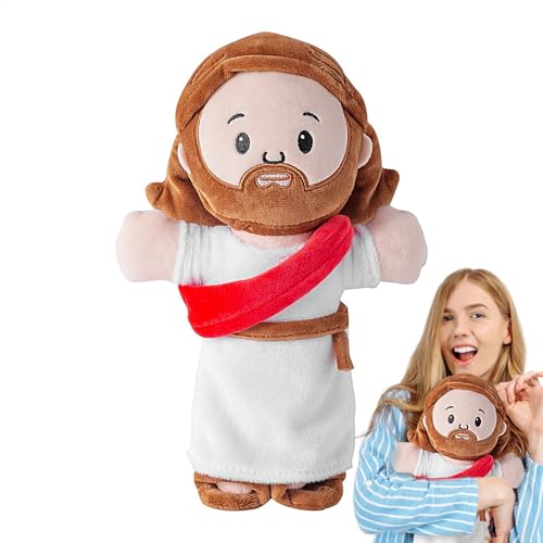 Generisch Jesus Throw Pillow Plush, Christian Stuffed Toy Jesus, Decorative Plush Pillows, Religious Kids Room Toy, 19.69 inches Religious Throw Pillow for Living Room and Bedroom Decor von Generisch
