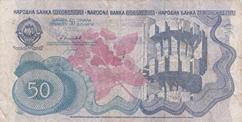 Generisch Jugoslawien Pick-Nr: 101a gebraucht (III) 1990 50 Dinara (Banknoten für Sammler) von Generisch
