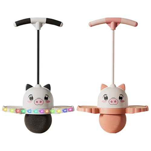 Generisch Jump Ball with Handle, Creative Bounce Ball, Cartoon Animal Shape Design, Balance Enhancement Toy, (29.53 Inches), Ideal for Boys, Girls, Children’s Outdoor Fun von Generisch