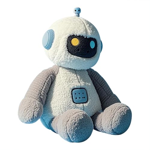 Generisch KI-Roboter, großes Modell, Puppe, Spielzeugpuppe, Puppe Reisegerechtes Kuscheltier (Sky Blue, 28cm) von Generisch