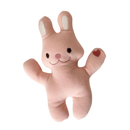 Generisch Kaninchen Stofftier,Kuscheliges Plüschtier - 20 cm Schnuffeltier Dekorative Kuschelpuppe Für Mädchen Baby Valentinstag von Generisch