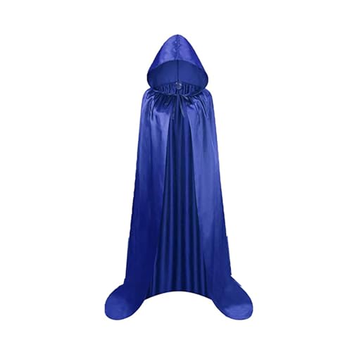 Generisch Kapuzenumhang mit Kapuze für Fotografie-Requisiten, Damen und Herren, für Jungen Mädchen Halloween Maskerade Weihnachten Cosplay (A, 170CM) von Generisch