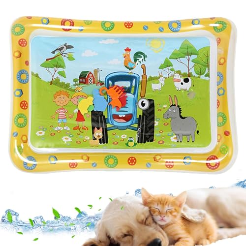 Generisch Katzen Wasserbett,Faltbare Katzen Wassermatte | Aufblasbare Krabbeldecke Dickes Haustierzubehör Zum Schlafen Für Alle Altersstufen Bei Innen & Außen Reise Familien Wohnzimmer Generisch Katzen Wasserbett,Faltbare Katzen Wassermatte | Aufblasbare Krabbeldecke Dickes Haustierzubehör Zum Schlafen Für Alle Altersstufen Bei Innen & Außen Reise Familien Wohnzimmer von Generisch