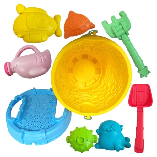 Generisch Kids Beach Sand Toy Set, Sandspielzeugset,Interaktiver Cartoon 8X/Set Beach Playset - Schaufel Rechenformen, Sandburgspielzeug für Kinder, und Mädchen Generisch Kids Beach Sand Toy Set, Sandspielzeugset,Interaktiver Cartoon 8X/Set Beach Playset - Schaufel Rechenformen, Sandburgspielzeug für Kinder, und Mädchen von Generisch