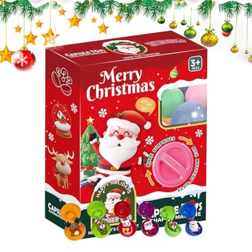 Generisch Kids Claw Machine Weihnachten Mini -Spiel - Interaktiver Spielzeugpreisspender Mit Musik, | Gachapon Maschinengeschenk Überraschung, Challenge Für Mädchen, Studenten, Kinder, Ge von Generisch