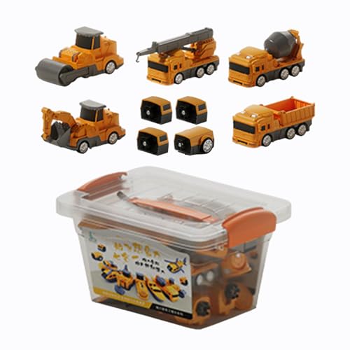 Generisch Kids Play Vehicles, Children's Transforming Magnetic Toy Cars, ABS Vehicle Blocks Assembled, Collectible Figurines for Creative Play in Dormitory and Living Room, 49x36.5x10cm von Generisch