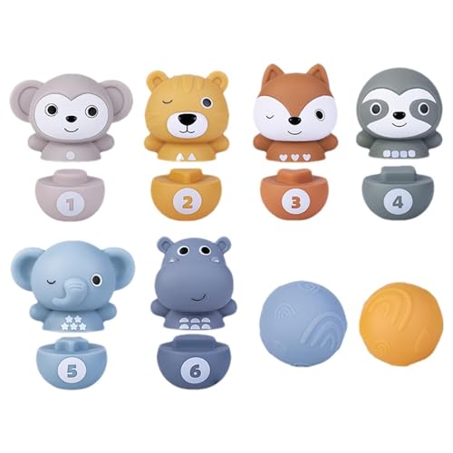 Generisch Kinder Bowling -Set, Bowlingspiele für Kinder, Tierform Bowling aktive Spiele, Spielzeug zählen und sortieren, pädagogische frühe Entwicklungstätigkeiten Generisch Kinder Bowling -Set, Bowlingspiele für Kinder, Tierform Bowling aktive Spiele, Spielzeug zählen und sortieren, pädagogische frühe Entwicklungstätigkeiten von Generisch