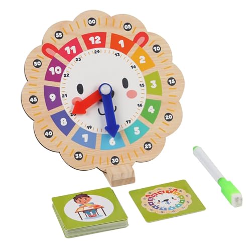 Generisch Kinder Lernen Uhr, Farbsortierung Löwenförmiger Unterrichtsuhr, Bildungsspielzeug Lernen, Farbenfrohe Zahlen, Tragbar Und Leicht, 16,8x18,5 cm/6.61x7.28, Für Kinderkinder Generisch Kinder Lernen Uhr, Farbsortierung Löwenförmiger Unterrichtsuhr, Bildungsspielzeug Lernen, Farbenfrohe Zahlen, Tragbar Und Leicht, 16,8x18,5 cm/6.61x7.28, Für Kinderkinder von Generisch