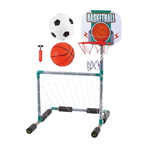 Generisch Kinder-Wasserfussballtor Basketballkorb, Schwimmbad-Spielset mit 2 Bällen und Luftkompressor, Wasser-Land-Verwendbar, Für Pool, Ufer, Garten Generisch Kinder-Wasserfussballtor Basketballkorb, Schwimmbad-Spielset mit 2 Bällen und Luftkompressor, Wasser-Land-Verwendbar, Für Pool, Ufer, Garten von Generisch
