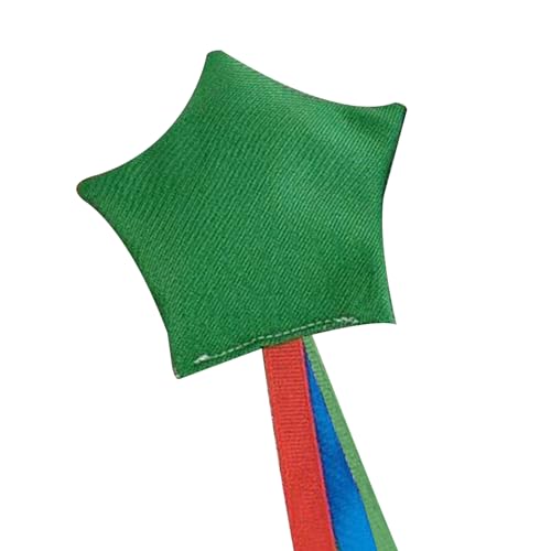 Generisch Kinder Wurfsäckchen | Kleine Wurfsäckchen Im Stern-Design - Leichtes Wurfspielzeug Mit Bändern Für Garten Sportunterricht & Aktivitäten von Generisch