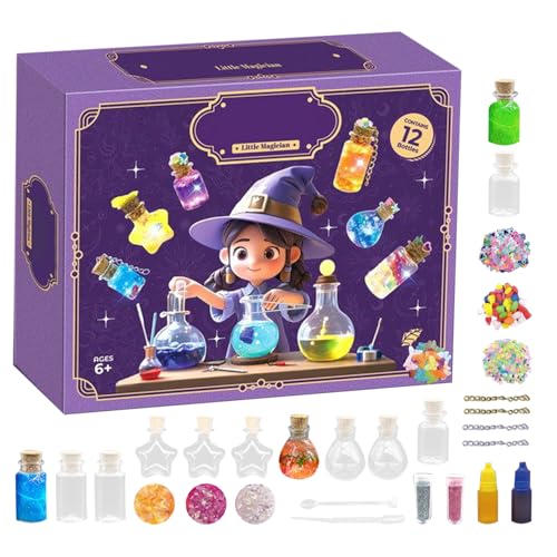 Generisch Kinder Zaubertränke-Set | Magisches -Potion Mischset Für Kids - Interaktive Partydekoration Für Halloween Weihnachten Indoor Zuhause Kleinkinder Mädchen Generisch Kinder Zaubertränke-Set | Magisches -Potion Mischset Für Kids - Interaktive Partydekoration Für Halloween Weihnachten Indoor Zuhause Kleinkinder Mädchen von Generisch