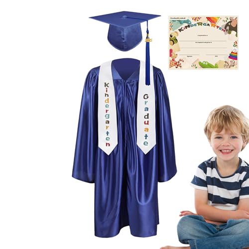 Generisch Kindergarten Abschlussmütze Und Umhang,Festliche Kleidung Für Kinder Zur Einschulung | 2025 Kindergarten-Absolvent Festoutfit Für Vorschulkinder Generisch Kindergarten Abschlussmütze Und Umhang,Festliche Kleidung Für Kinder Zur Einschulung | 2025 Kindergarten-Absolvent Festoutfit Für Vorschulkinder von Generisch