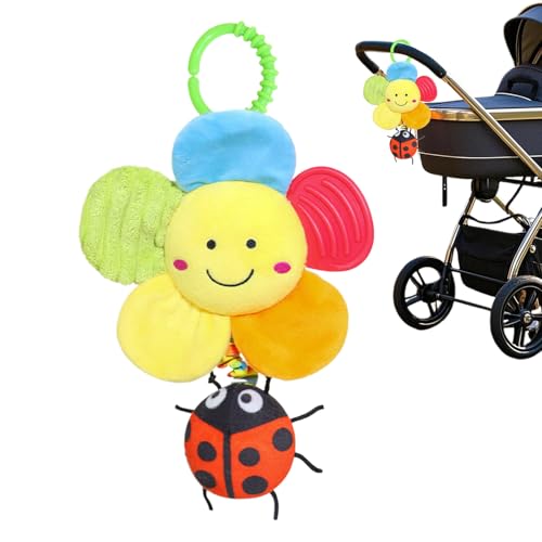 Generisch Kinderwagen Hangable Toys, Hangable Spielzeug - Reiseaktivität Plüsch Animal Wind Chime,Hautfreundliches Kleinkindwindspiel für Stuhlpass, Kindersitze und Autositze Generisch Kinderwagen Hangable Toys, Hangable Spielzeug - Reiseaktivität Plüsch Animal Wind Chime,Hautfreundliches Kleinkindwindspiel für Stuhlpass, Kindersitze und Autositze von Generisch
